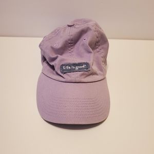 Life is Good Purple Baseball Hat